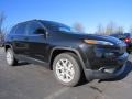 2014 Brilliant Black Crystal Pearl Jeep Cherokee Latitude  photo #4