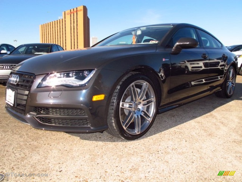 2014 A7 3.0T quattro Prestige - Oolong Gray Metallic / Black photo #5