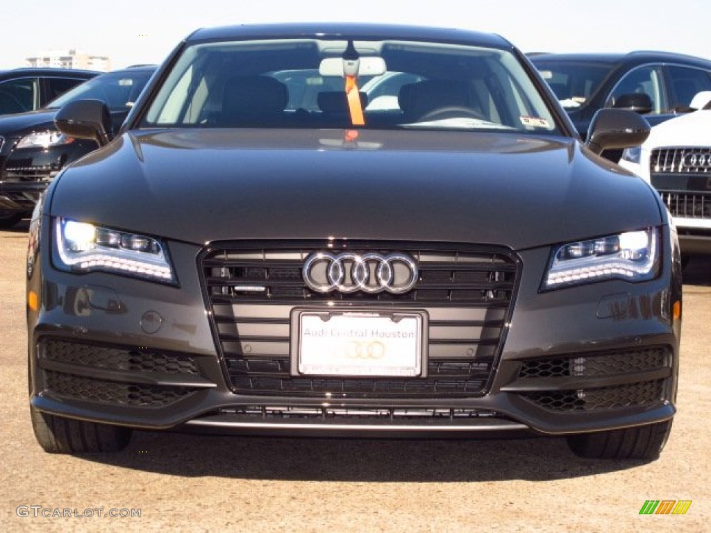 2014 A7 3.0T quattro Prestige - Oolong Gray Metallic / Black photo #6