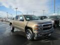 2014 Brownstone Metallic Chevrolet Silverado 1500 LTZ Z71 Crew Cab 4x4  photo #1