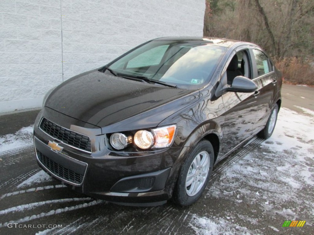 Mocha Bronze Metallic 2014 Chevrolet Sonic LT Sedan Exterior Photo #88991548