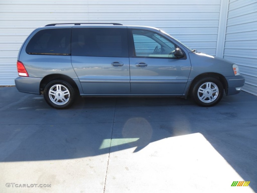 2005 Freestar SEL - Medium Steel Blue Metallic / Flint Grey photo #3
