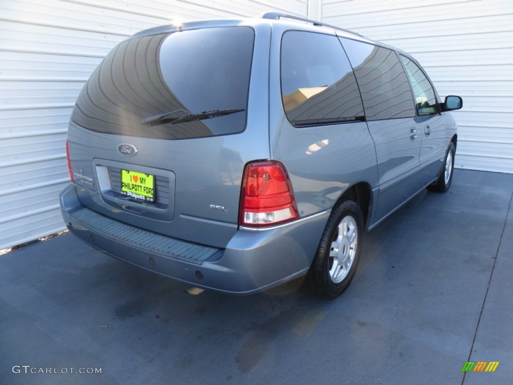 2005 Freestar SEL - Medium Steel Blue Metallic / Flint Grey photo #4