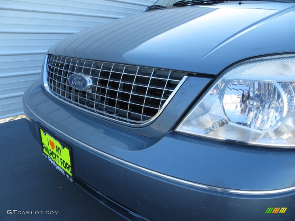 2005 Freestar SEL - Medium Steel Blue Metallic / Flint Grey photo #12