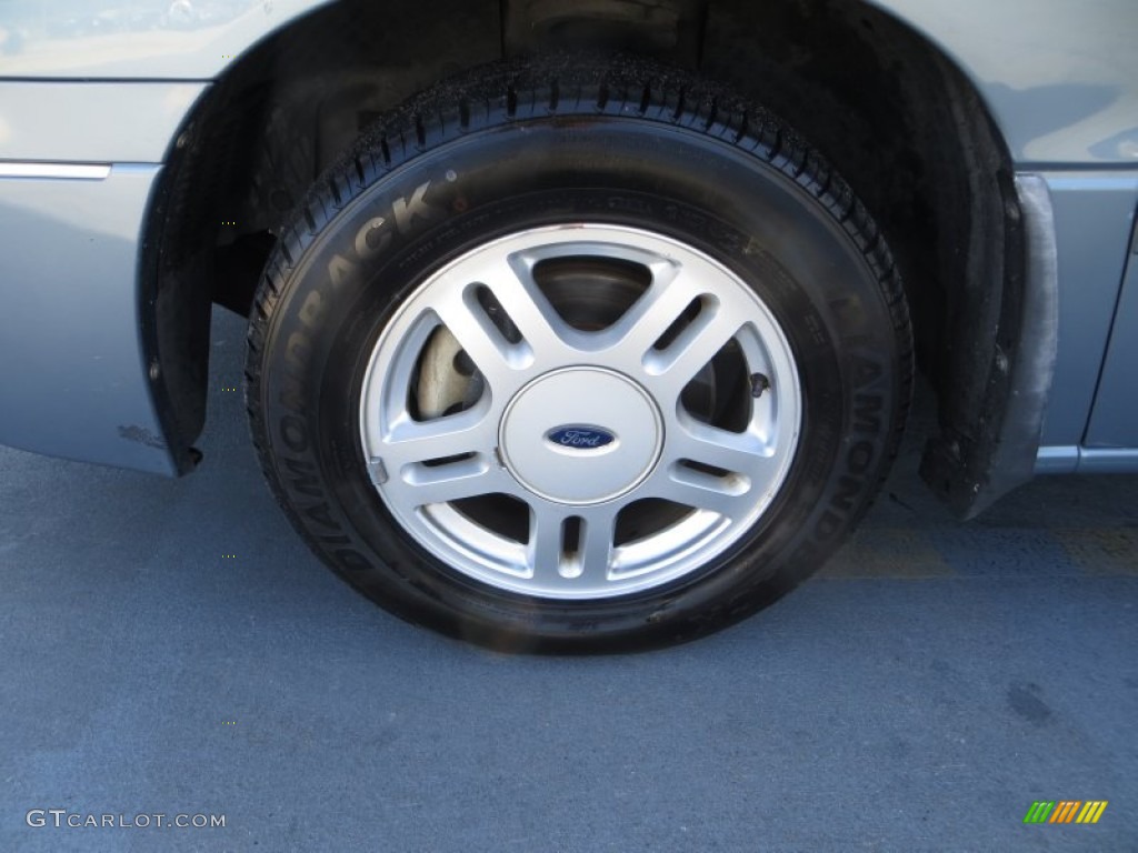 2005 Freestar SEL - Medium Steel Blue Metallic / Flint Grey photo #13