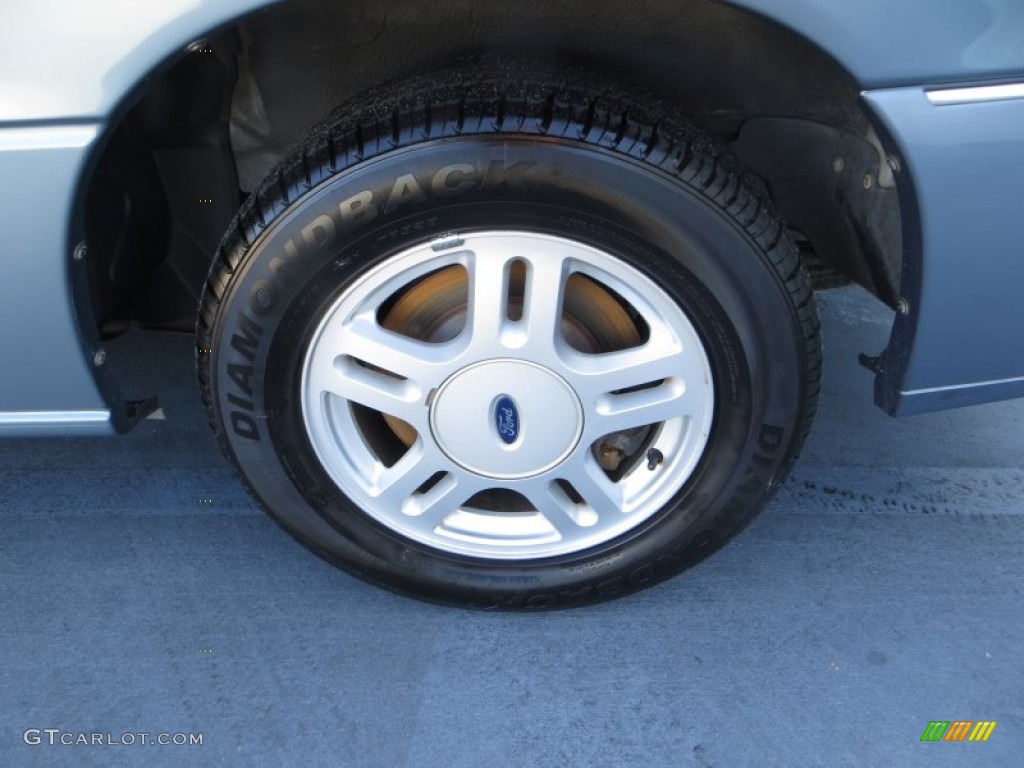 2005 Freestar SEL - Medium Steel Blue Metallic / Flint Grey photo #14