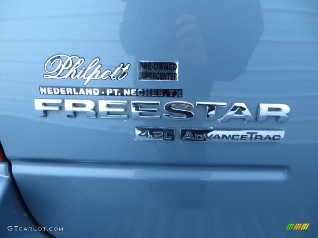 2005 Freestar SEL - Medium Steel Blue Metallic / Flint Grey photo #20