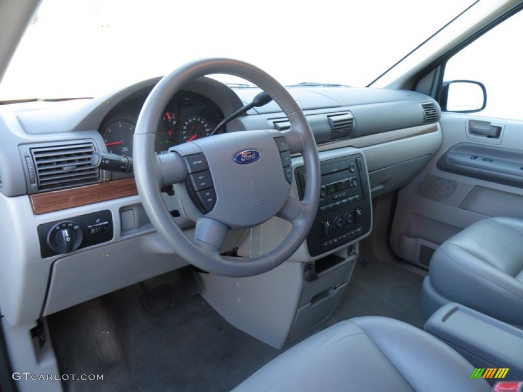 2005 Freestar SEL - Medium Steel Blue Metallic / Flint Grey photo #38