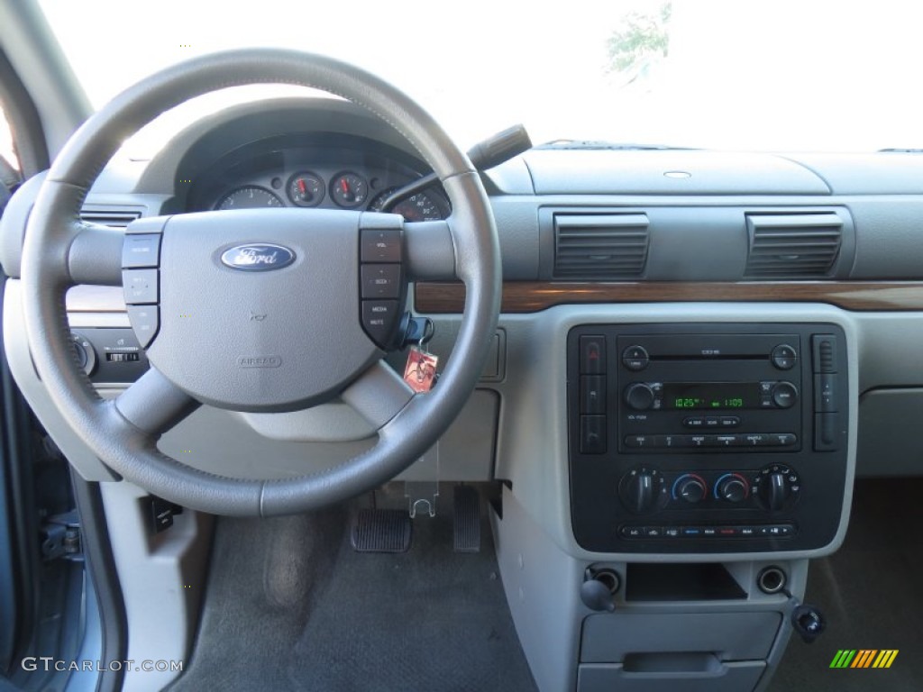 2005 Freestar SEL - Medium Steel Blue Metallic / Flint Grey photo #41