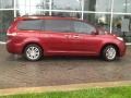 2012 Salsa Red Pearl Toyota Sienna XLE  photo #2