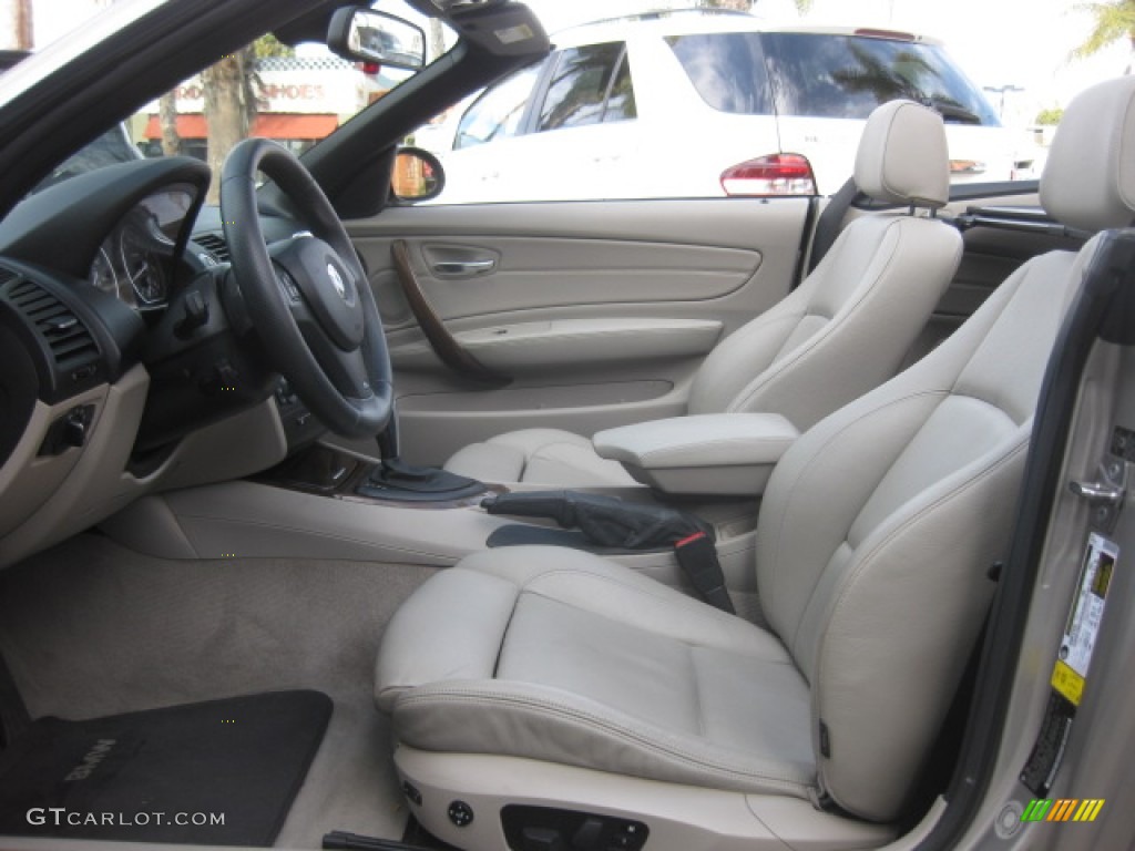 2009 BMW 1 Series 135i Convertible Front Seat Photo #88994236