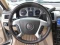 Cashmere/Cocoa 2014 Cadillac Escalade ESV Luxury AWD Steering Wheel