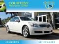 Moonlight White 2009 Infiniti G 37 Journey Sedan