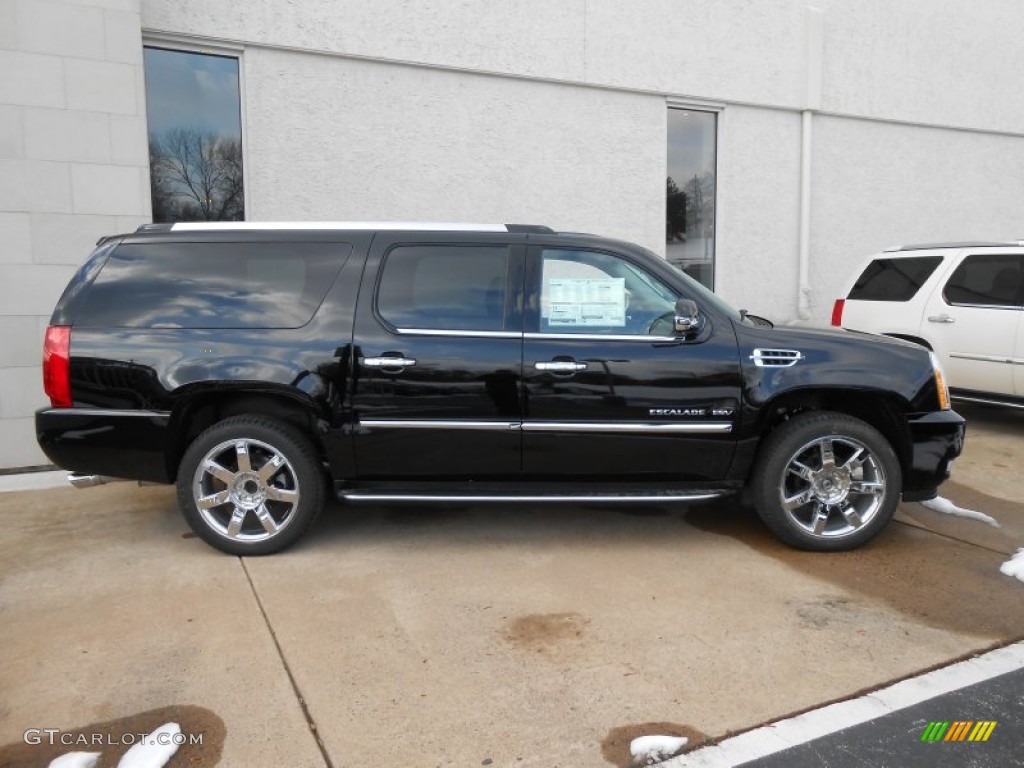 Black Raven 2014 Cadillac Escalade ESV Luxury AWD Exterior Photo #88995394
