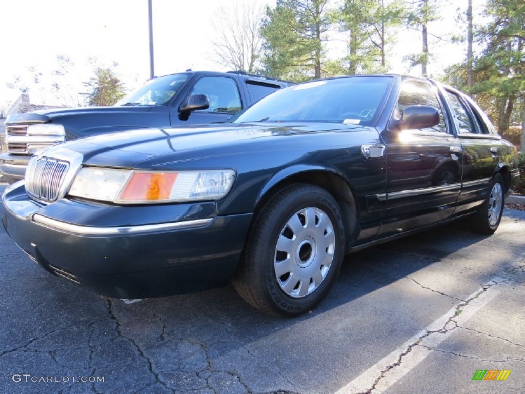 Dark Green Satin Metallic Mercury Grand Marquis