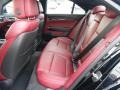 Morello Red/Jet Black Rear Seat Photo for 2014 Cadillac ATS #88996301