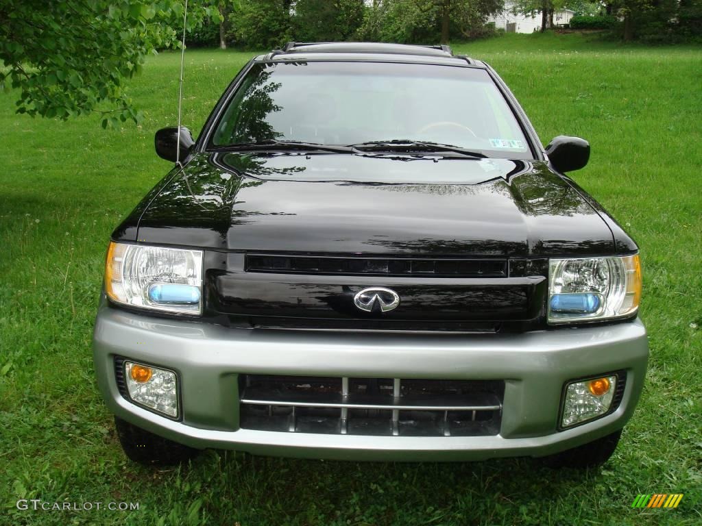 2001 QX4 4x4 - Black Obsidian / Graphite photo #7