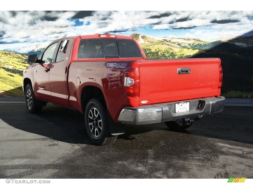 2014 Tundra SR5 Double Cab 4x4 - Radiant Red / Sand Beige photo #3