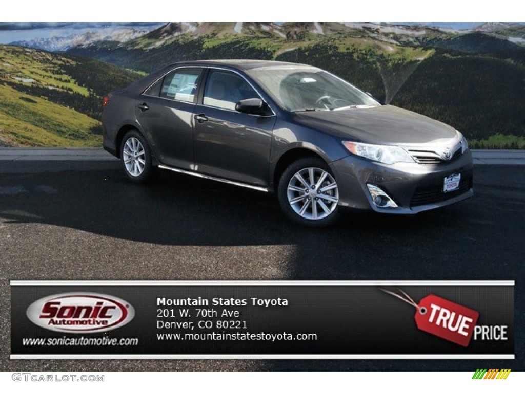 2014 Camry XLE - Magnetic Gray Metallic / Ivory photo #1