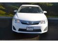 2014 Super White Toyota Camry LE  photo #2