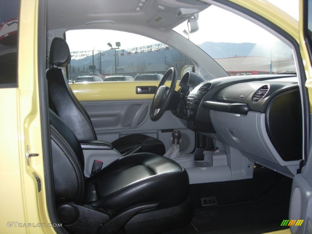 2004 New Beetle GLS 1.8T Coupe - Sunflower Yellow / Black photo #7