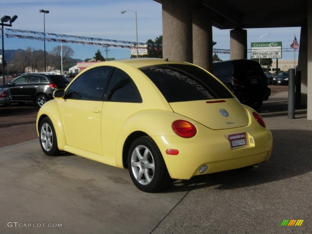 2004 New Beetle GLS 1.8T Coupe - Sunflower Yellow / Black photo #10