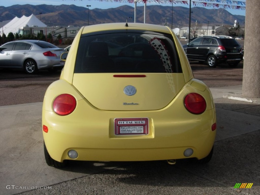 2004 New Beetle GLS 1.8T Coupe - Sunflower Yellow / Black photo #11