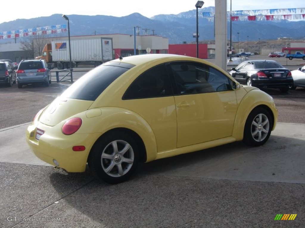 2004 New Beetle GLS 1.8T Coupe - Sunflower Yellow / Black photo #12
