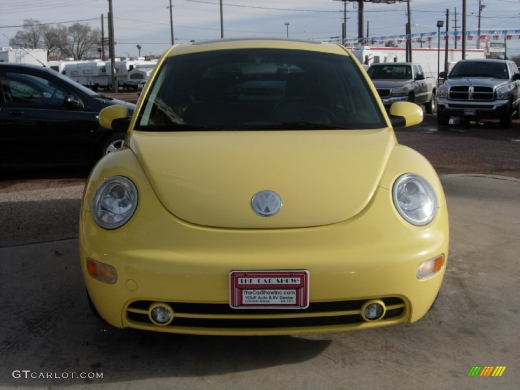 2004 New Beetle GLS 1.8T Coupe - Sunflower Yellow / Black photo #15