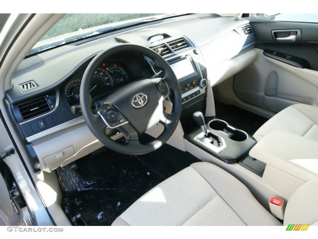 Ivory Interior 2014 Toyota Camry LE Photo #89002175