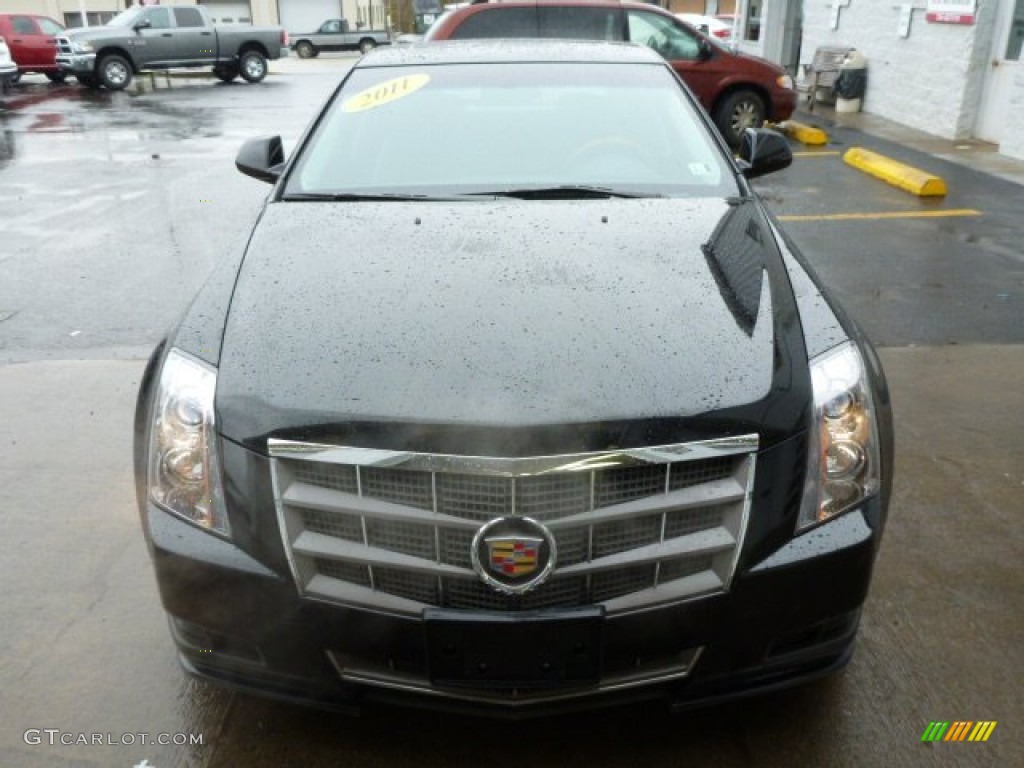 2011 CTS 4 3.0 AWD Sedan - Black Ice Metallic / Ebony photo #8