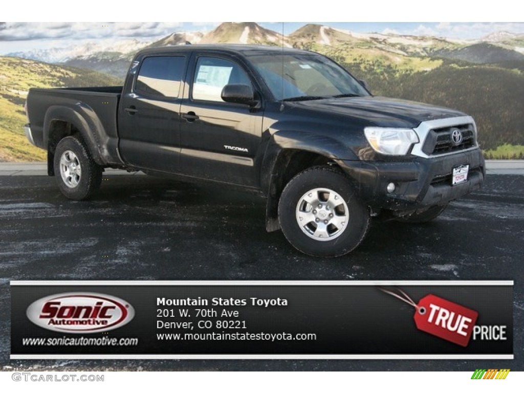 2014 Tacoma V6 SR5 Double Cab 4x4 - Black / Graphite photo #1