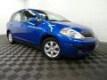 Blue Metallic 2009 Nissan Versa 1.8 S Hatchback