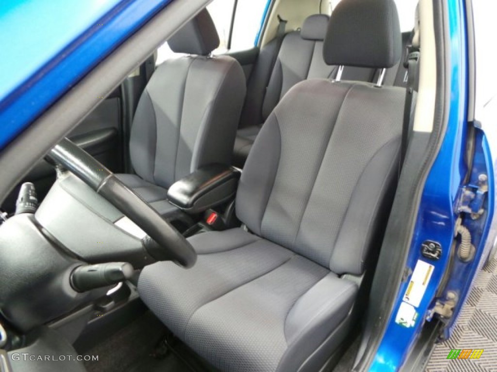 2009 Versa 1.8 S Hatchback - Blue Metallic / Charcoal photo #6