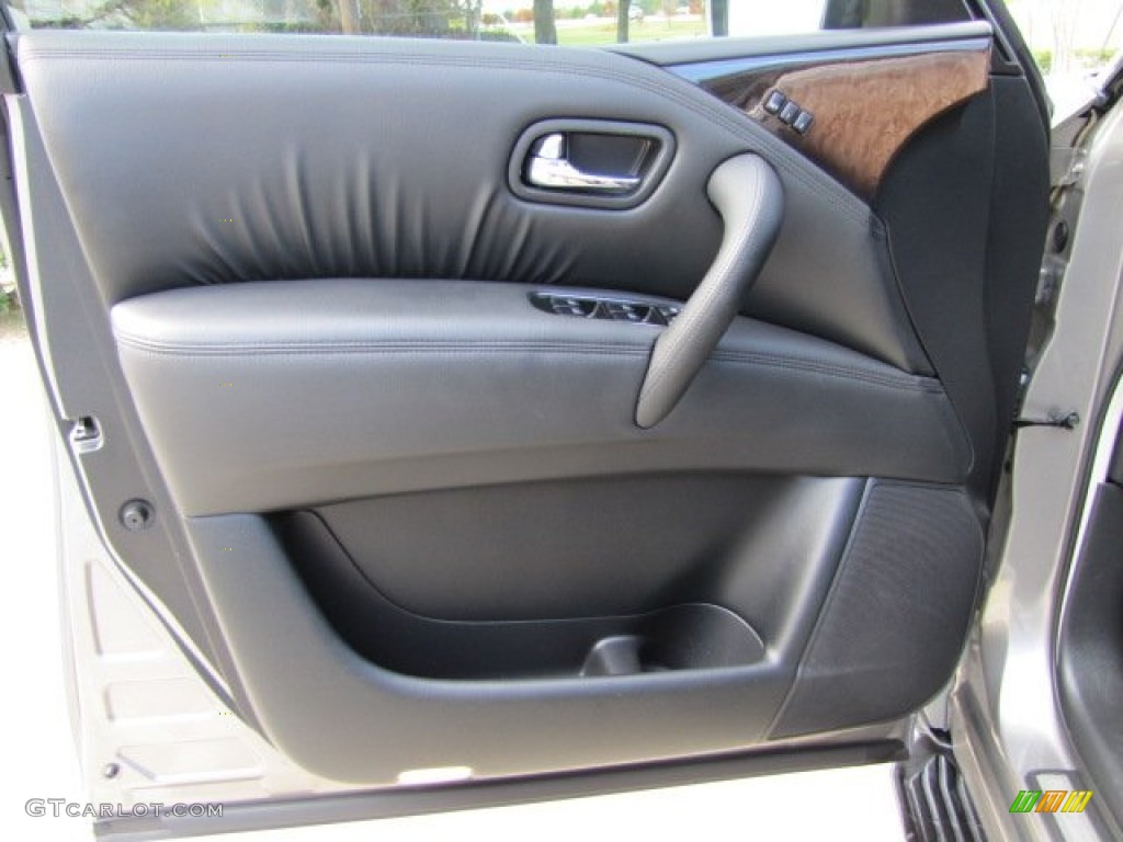 2011 Infiniti QX 56 Graphite Door Panel Photo #89004539