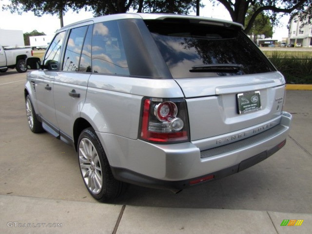 2010 Range Rover Sport HSE - Zermatt Silver / Ebony/Lunar Stitching photo #8