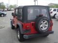 2003 Flame Red Jeep Wrangler SE 4x4  photo #4