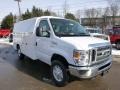Oxford White 2014 Ford E-Series Van E350 Cutaway Commercial Exterior