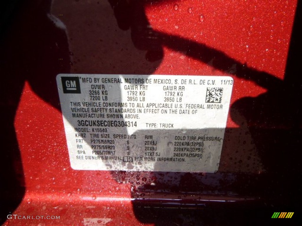 2014 Silverado 1500 LTZ Crew Cab 4x4 - Deep Ruby Metallic / Cocoa/Dune photo #20