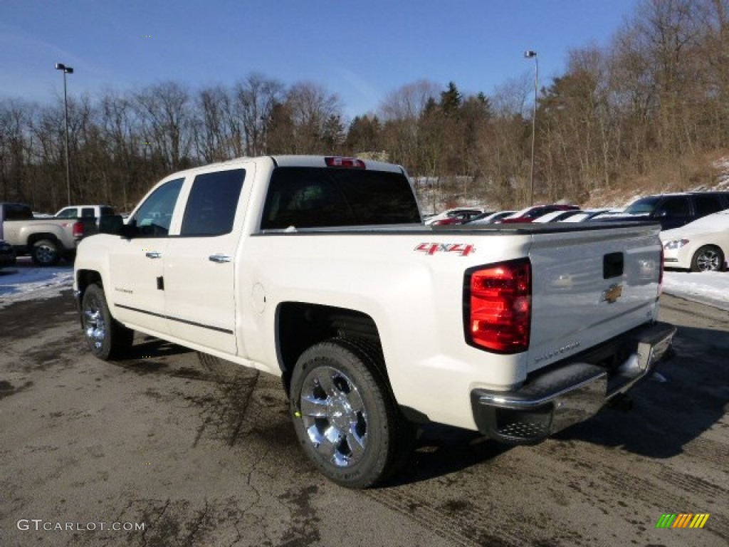 2014 Silverado 1500 LTZ Crew Cab 4x4 - White Diamond Tricoat / Jet Black photo #7