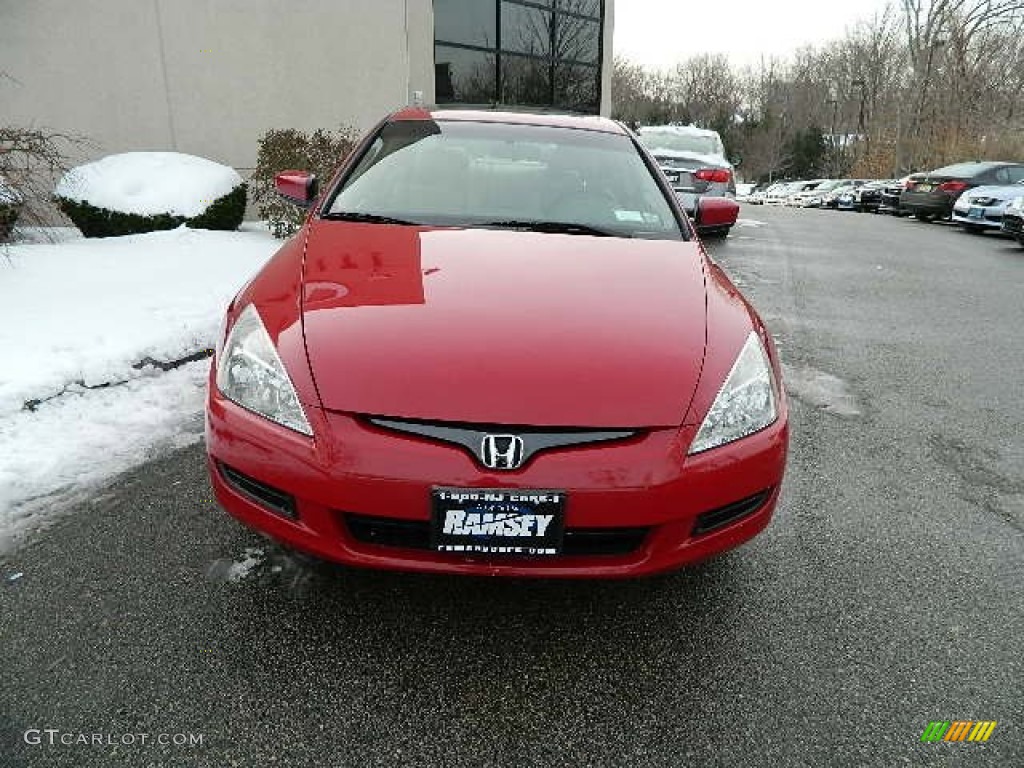 2004 Accord EX-L Coupe - San Marino Red Pearl / Ivory photo #2