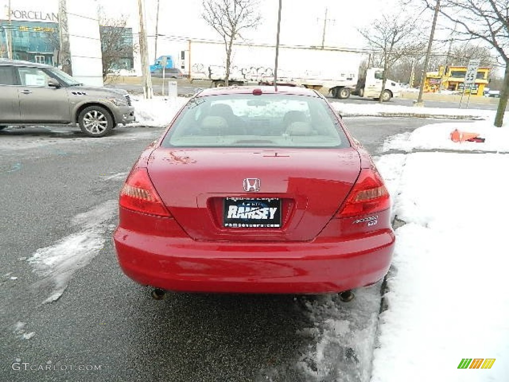 2004 Accord EX-L Coupe - San Marino Red Pearl / Ivory photo #6