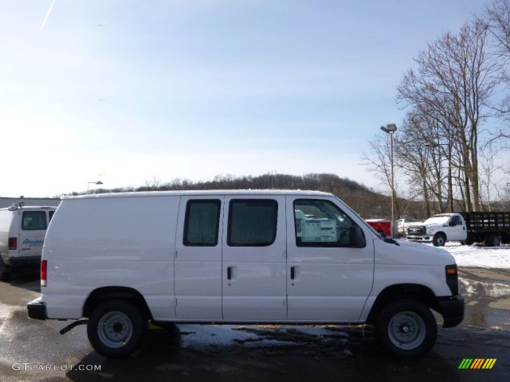 2014 E-Series Van E150 Cargo Van - Oxford White / Medium Flint photo #1