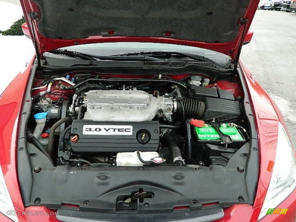 2004 Accord EX-L Coupe - San Marino Red Pearl / Ivory photo #19