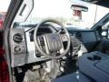 Vermillion Red - F350 Super Duty XL SuperCab 4x4 Utility Truck Photo No. 15