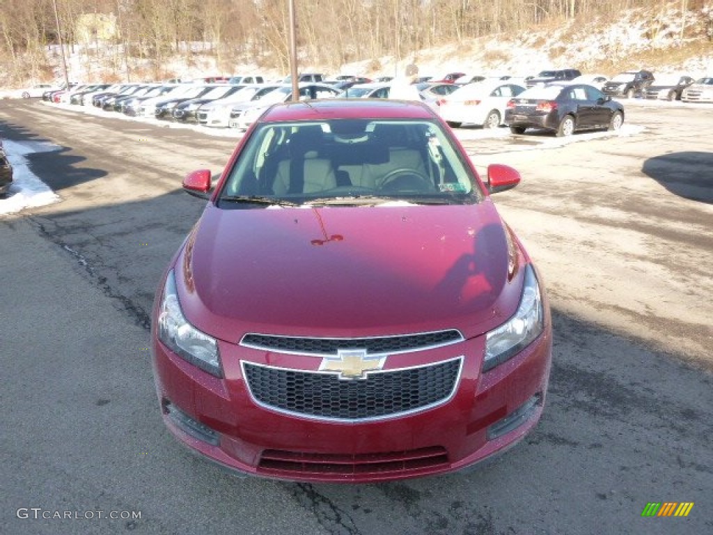 2014 Cruze LT - Crystal Red Tintcoat / Jet Black photo #2