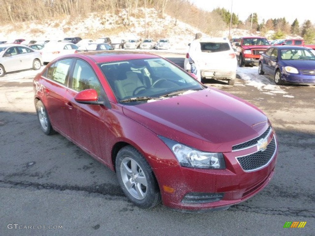 2014 Cruze LT - Crystal Red Tintcoat / Jet Black photo #3