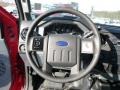 Vermillion Red - F350 Super Duty XL SuperCab 4x4 Utility Truck Photo No. 19