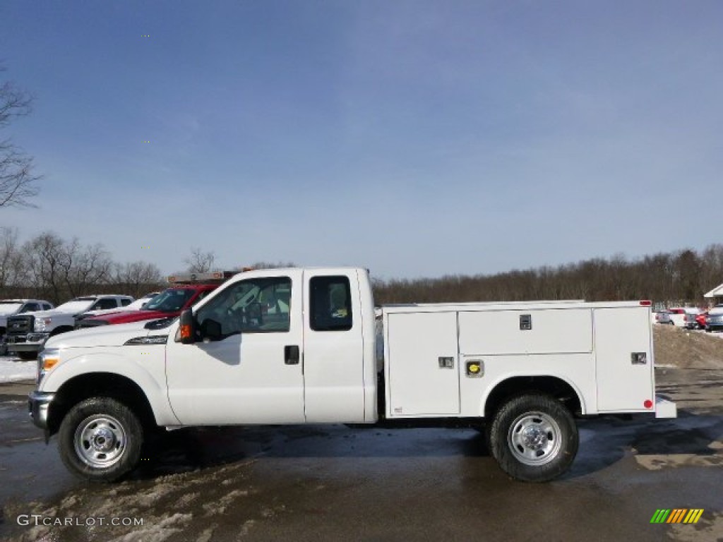 2014 F350 Super Duty XL SuperCab 4x4 - Oxford White / Steel photo #5