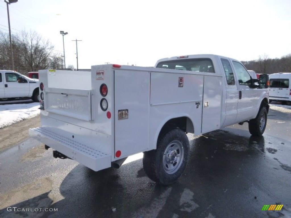 2014 F350 Super Duty XL SuperCab 4x4 - Oxford White / Steel photo #8